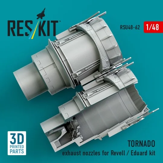 TORNADO exhaust nozzles for Revell / Eduard kit (3D Printed), 1/48 ...