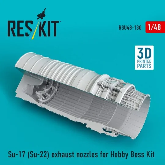 Su-17 (Su-22) exhaust nozzle for HobbyBoss kit (3D Printed) - ResKi...