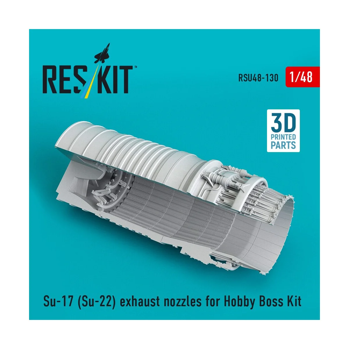 Su-17 (Su-22) exhaust nozzle for HobbyBoss kit (3D Printed) - ResKi...