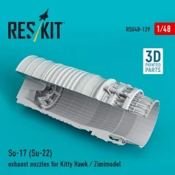 Su-17 (Su-22) exhaust nozzle for Kitty Hawk / Zimimodel (3D Printed...