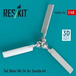 Tail Rotor Mi-24 for Zvezda kit (3D Printed) - ResKit Models RSU48-...