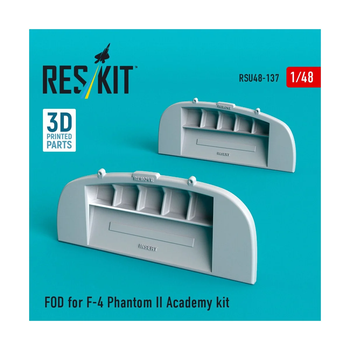 FOD for F-4 Phantom II Academy kit (3D Printed) - ResKit Models RSU...