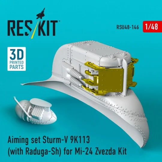 Aiming set Sturm-V 9K113 (with Raduga-Sh) for Mi-24 for Zvezda kit ...