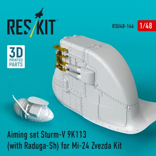 Aiming set Sturm-V 9K113 (with Raduga-Sh) for Mi-24 for Zvezda kit ...