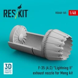 F-35 (A,?) Lightning II exhaust nozzle for Meng kit (3D Printed) - ...
