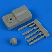 La-7 propeller w/tool for Eduard, 1/72 - Quickboost QB72 524 La-7 propeller w/tool for Eduard, 1/72 - Quickboost QB72 524