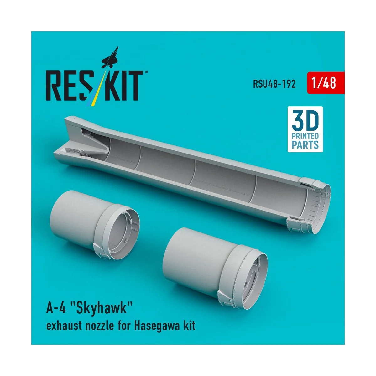 A-4 Skyhawk exhaust nozzle for Hasegawa kit (3D Printed), 1/48 - Re...