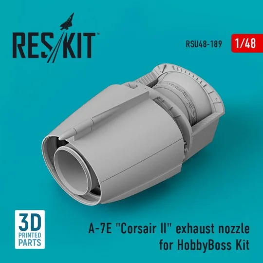 A-7E Corsair II exhaust nozzle for HobbyBoss Kit (3D Printed) - Res...