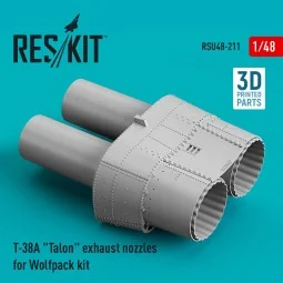 T-38A Talon exhaust nozzles for Wolfpack kit (3D Printed), 1/48 - R...