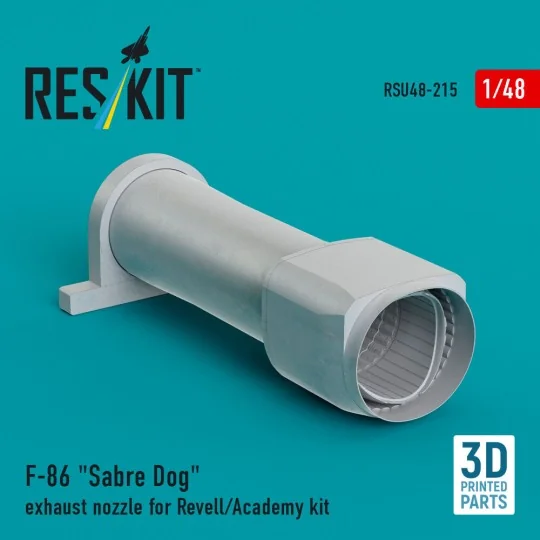 F-86 Sabre Dog exhaust nozzle for Revell/Academy kit (3D Printed) -...