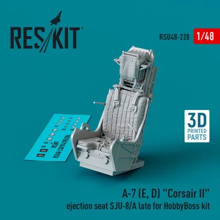 A-7 (E, D) Corsair II ejection seat SJU-8/A late for HobbyBoss kit ...
