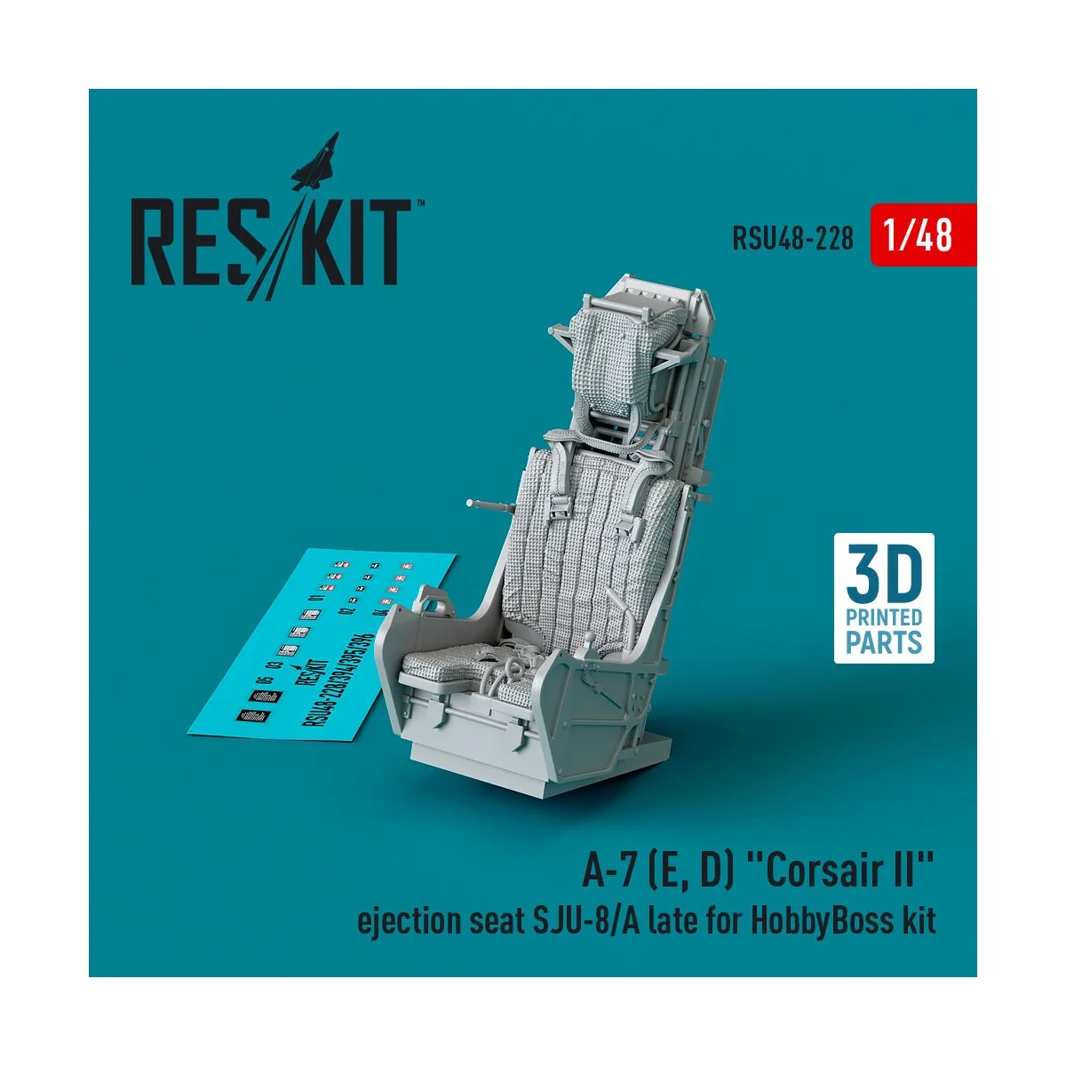 A-7 (E, D) Corsair II ejection seat SJU-8/A late for HobbyBoss kit ...
