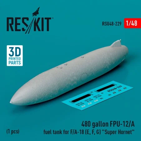 480 gallon FPU-12/A fuel tank for F/A-18 (E, F, G) Super Hornet (1 ...