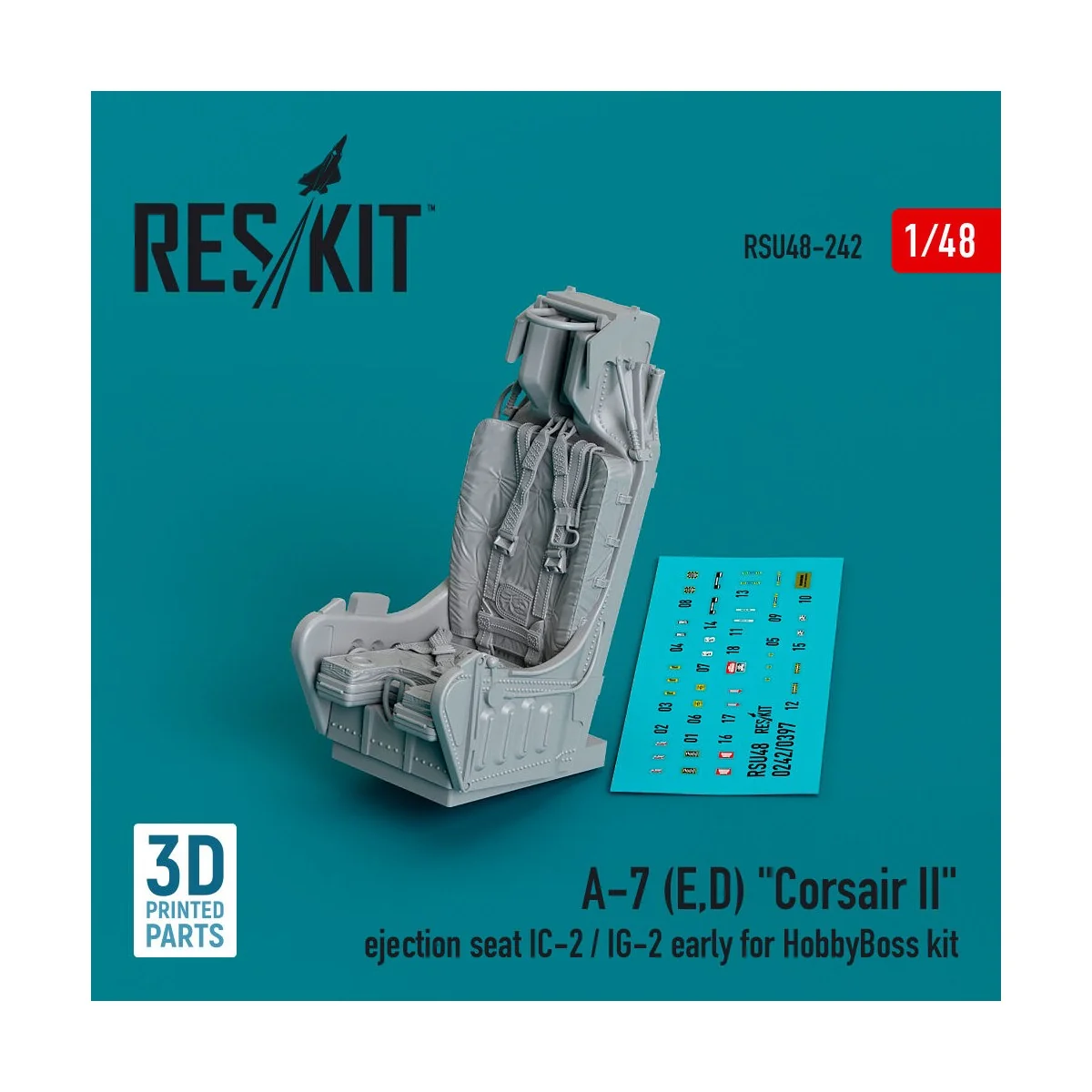 A-7 (E,D) Corsair II ejection seat IC-2 / IG-2 early for HobbyBoss ...