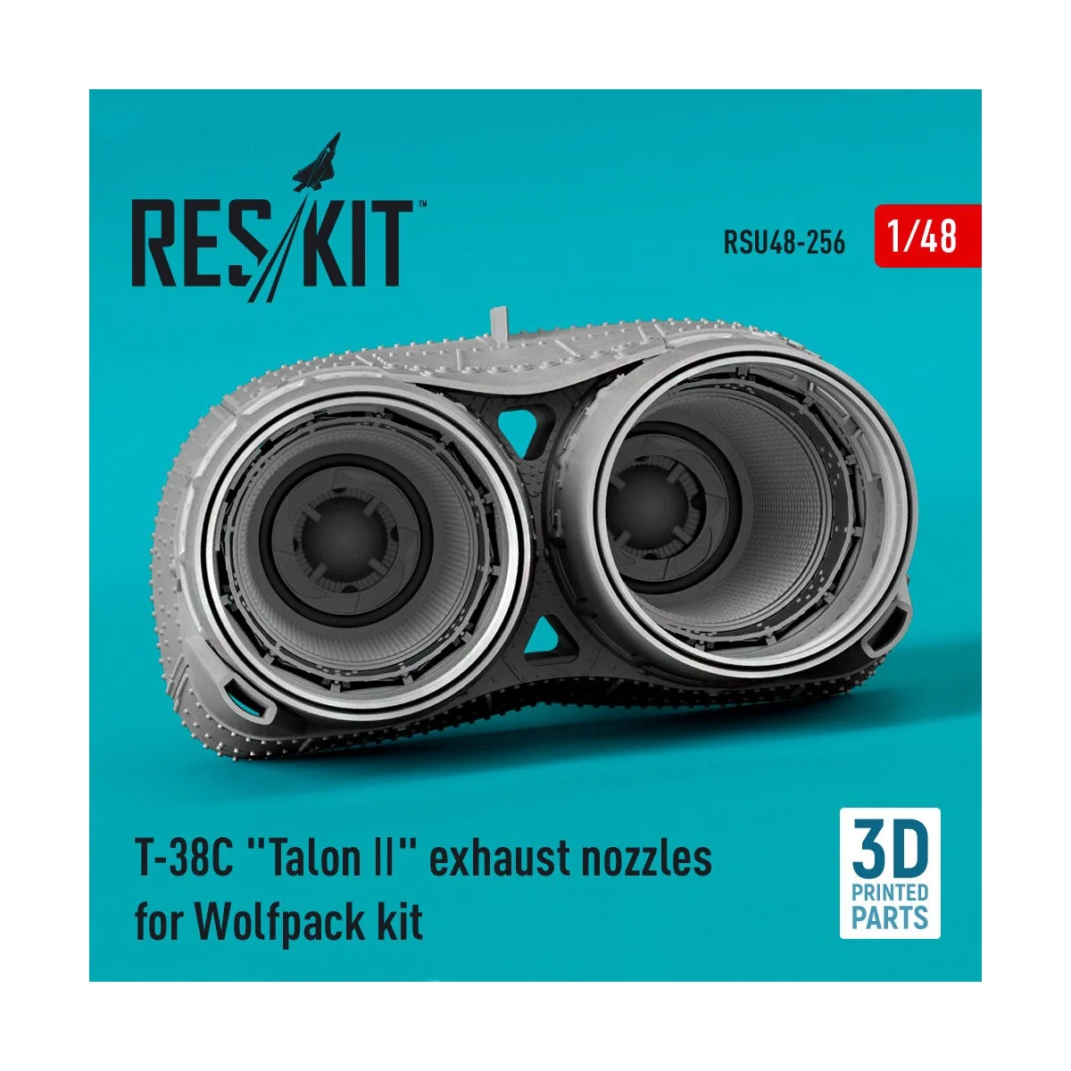 T-38C Talon ll exhaust nozzles for Wolfpack kit (3D Printed) - ResK...