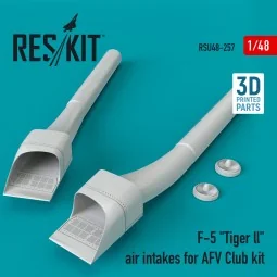 F-5 Tiger ll air intakes for AFV Club kit (3D Printed), 1/48 - ResK...