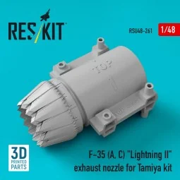 F-35 (A, C) Lightning II exhaust nozzle for Tamiya kit - ResKit Mod...
