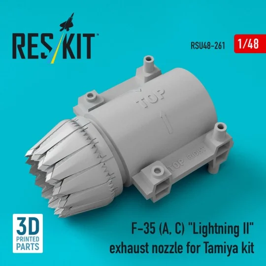 F-35 (A, C) Lightning II exhaust nozzle for Tamiya kit, 1/48 - ResK...