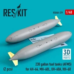 230 gallon fuel tanks (AFMS) for AH-64, MH-60L, UH-60A, HH-60 (2 pc...