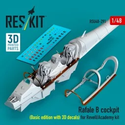 Rafale B cockpit (Basic edition with 3D decals) for Revell/Academy ...