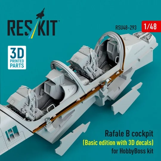 Rafale B cockpit (Basic edition with 3D decals) for HobbyBoss kit (...