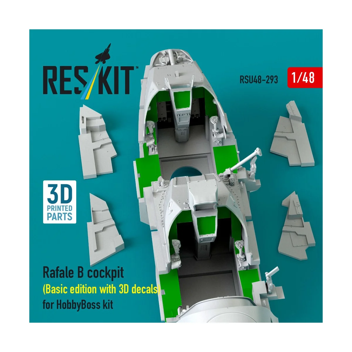 Rafale B cockpit (Basic edition with 3D decals) for HobbyBoss kit (...