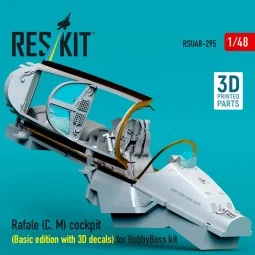 Rafale (C, M) cockpit (Basic edition with 3D decals) for HobbyBoss ...
