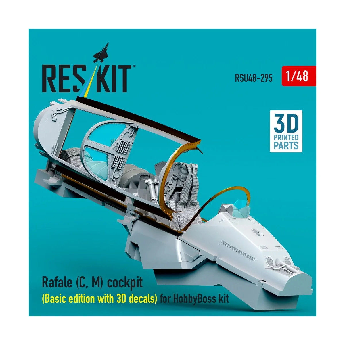Rafale (C, M) cockpit (Basic edition with 3D decals) for HobbyBoss ... Rafale (C, M) cockpit (Basic edition with 3D decals) for HobbyBoss ...