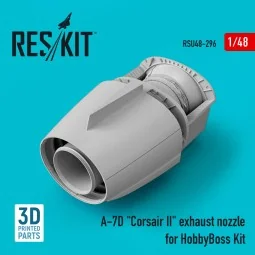 A-7D Corsair II exhaust nozzle for HobbyBoss kit (3D Printed) - Res...