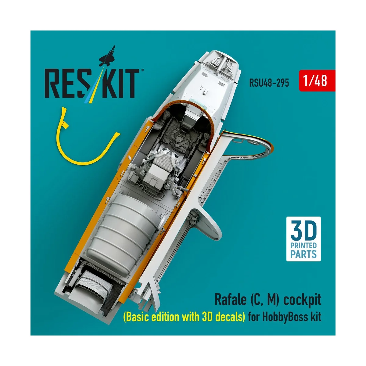 Rafale (C, M) cockpit (Basic edition with 3D decals) for HobbyBoss ...