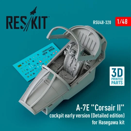 A-7E Corsair II cockpit early version (Detailed edition) for Hasega...