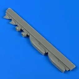 Bristol Beaufighter air intakes a. fuel drain (B) for Airfix, 1/72 ...