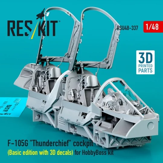 F-105G Thunderchief cockpit (Basic edition with 3D decals) for Hobb...