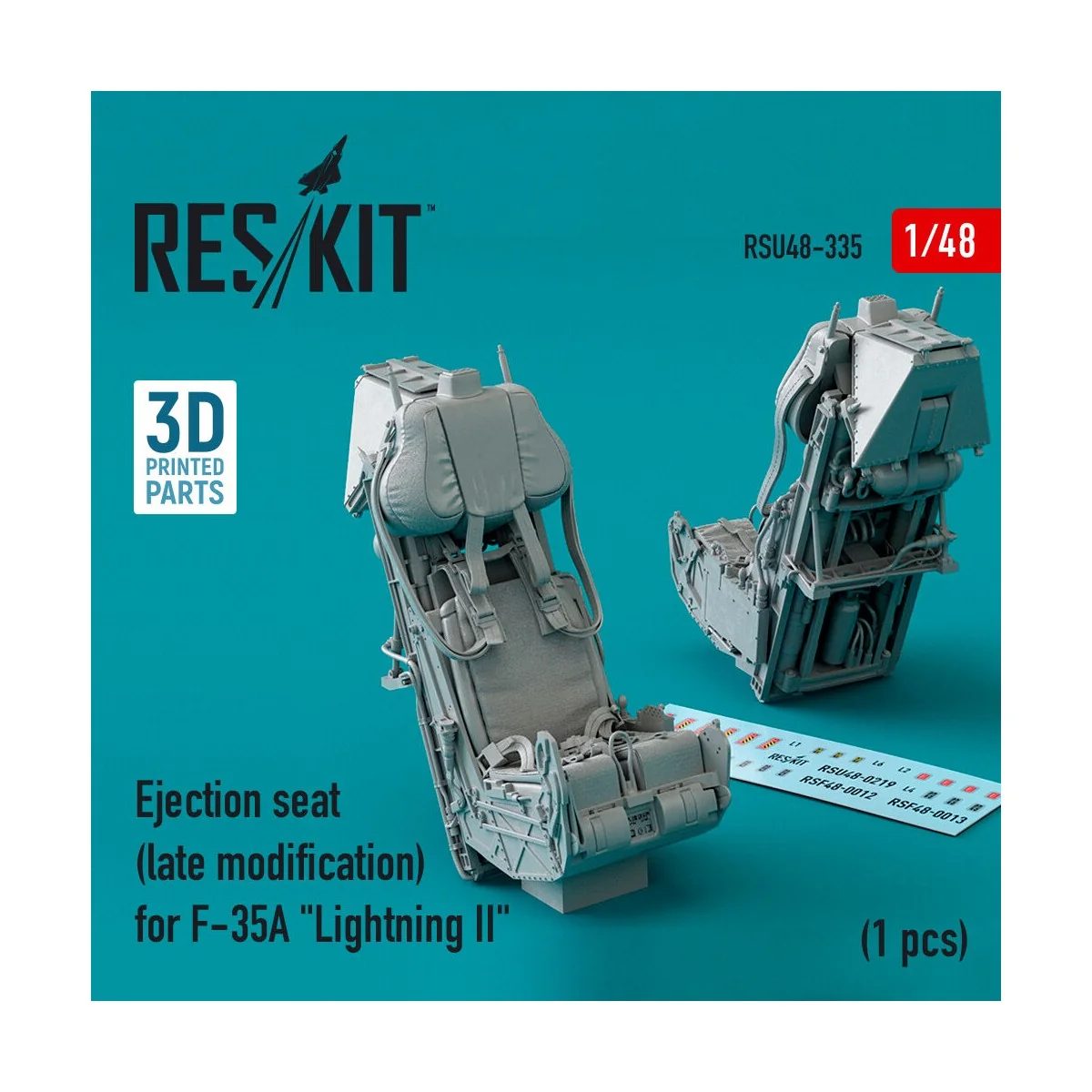 Ejection seat (late modification) for F-35A Lightning II (3D Printe...