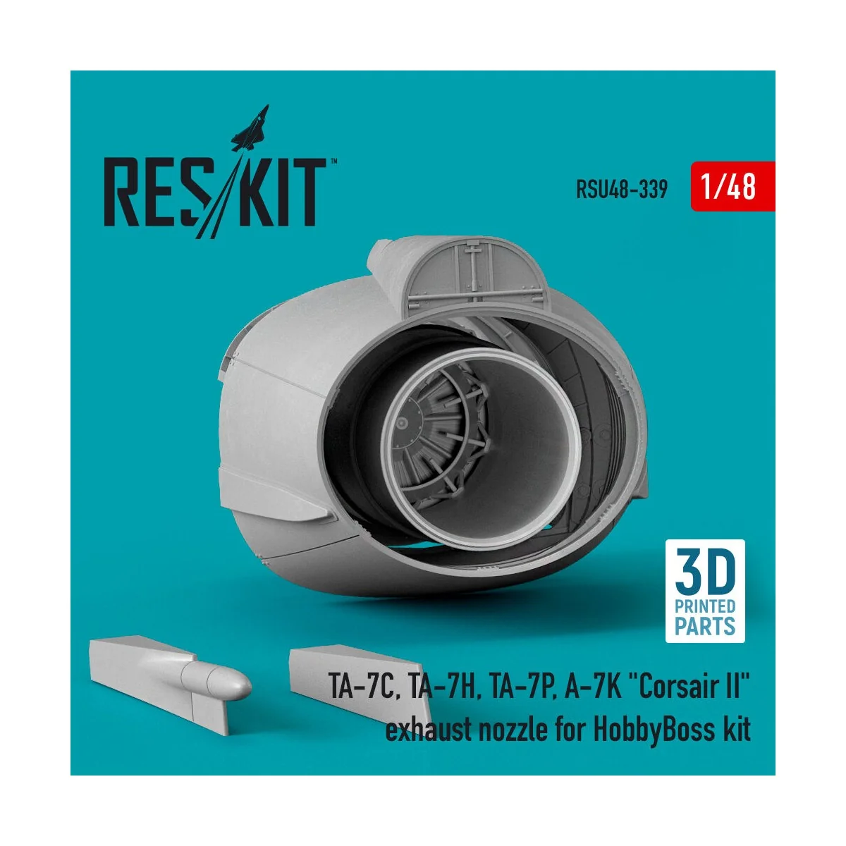 TA-7C, TA-7H, TA-7P, A-7K Corsair II exhaust nozzle for HobbyBoss k...