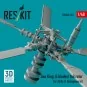 Sea King (5 blades) tail rotor for Airfix & Hasegawa kit (3D printe...