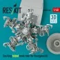 Sea King folded main rotor for Hasegawa kit (3D Printed) - ResKit M...