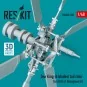 Sea King (6 blades) tail rotor for Airfix & Hasegawa kit (3D printe...