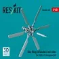 Sea King (6 blades) tail rotor for Airfix & Hasegawa kit (3D printe...