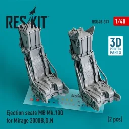 Ejection seats MB Mk.10Q for Mirage 2000B, D, N (2 pcs) (3D Printed...
