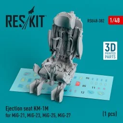 Ejection seat KM-1M for MiG-21, MiG-23, MiG-25, MiG-27 (1 pcs) (3D ...