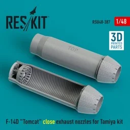 F-14D Tomcat close exhaust nozzles for Tamiya kit (3D Printed) - Re...