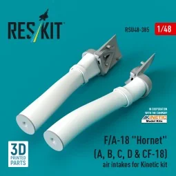 F/A-18 Hornet (A, B, C, D & CF-18) air intakes for Kinetic kit (3D ...