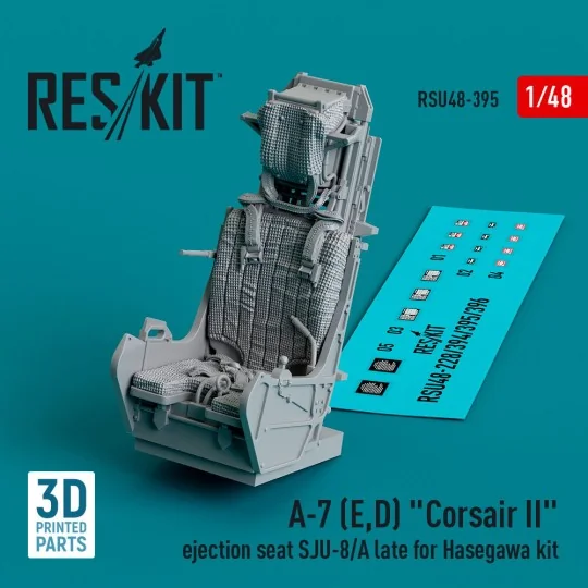 A-7 (E, D) Corsair II ejection seat SJU-8/A late for Hasegawa kit (...