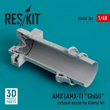 AMX (AMX-T) Ghibli exhaust nozzle for Kinetic kit (3D Printed), 1/4...