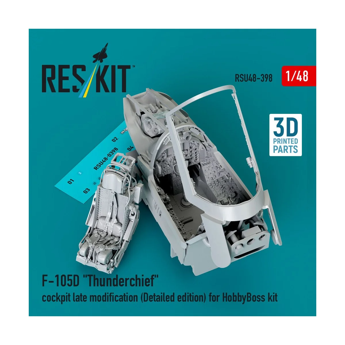 F-105D Thunderchief cockpit late modification (Detailed edition) fo...