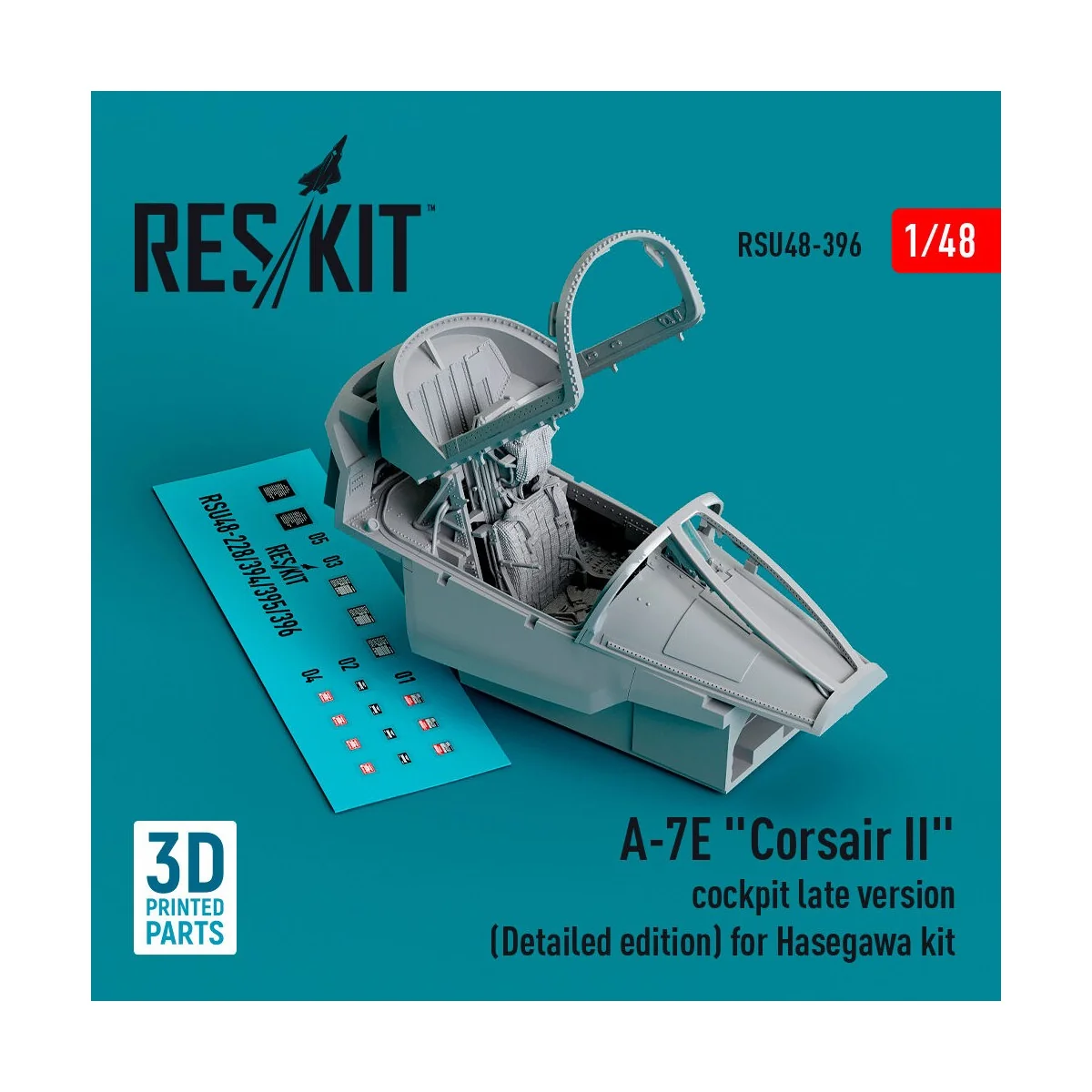 A-7E Corsair II cockpit late version (Detailed edition) for Hasegaw...