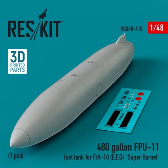 480 gallon FPU-11 fuel tank for F/A-18 (E, F, G) Super Hornet (1 pc...