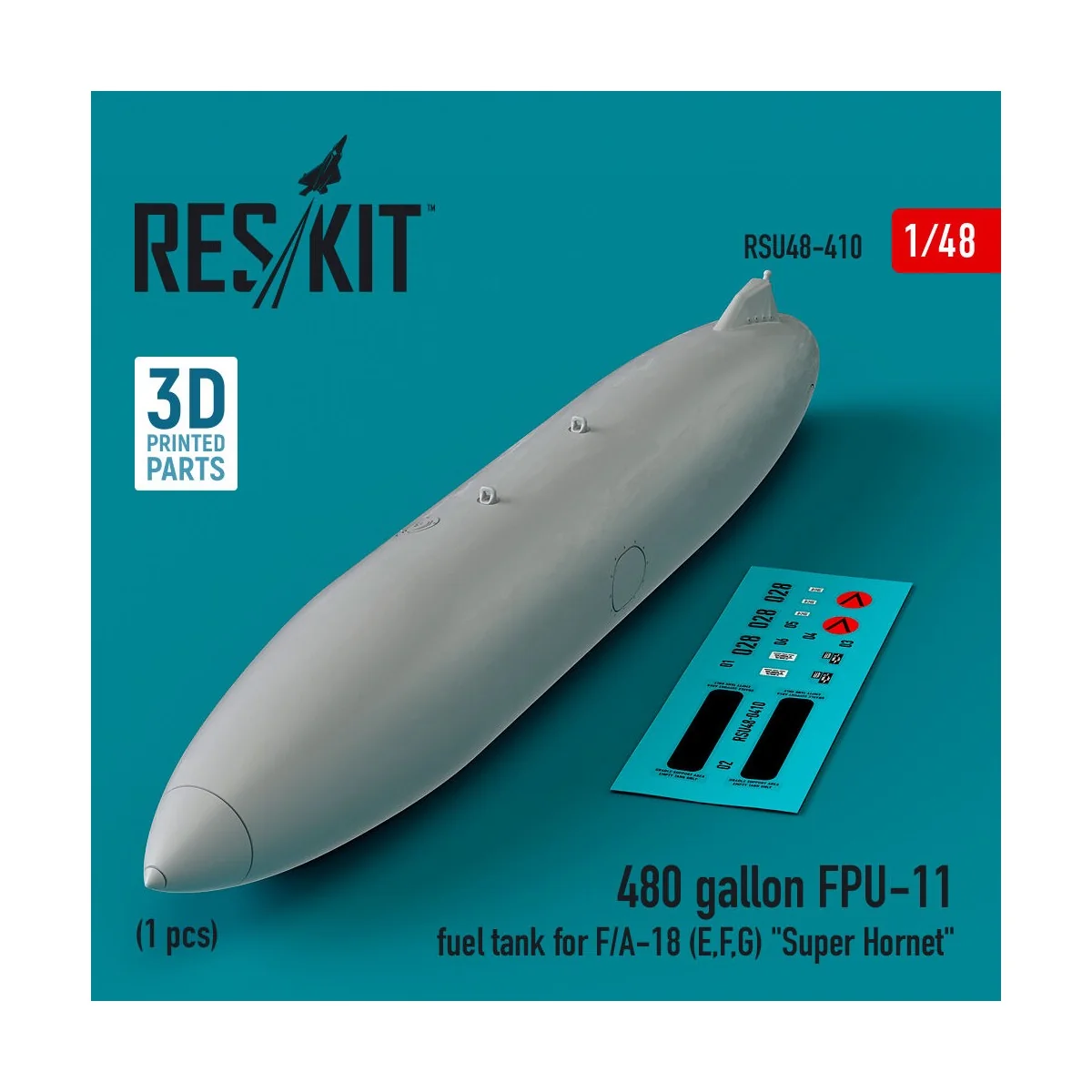 480 gallon FPU-11 fuel tank for F/A-18 (E, F, G) Super Hornet (1 pc...