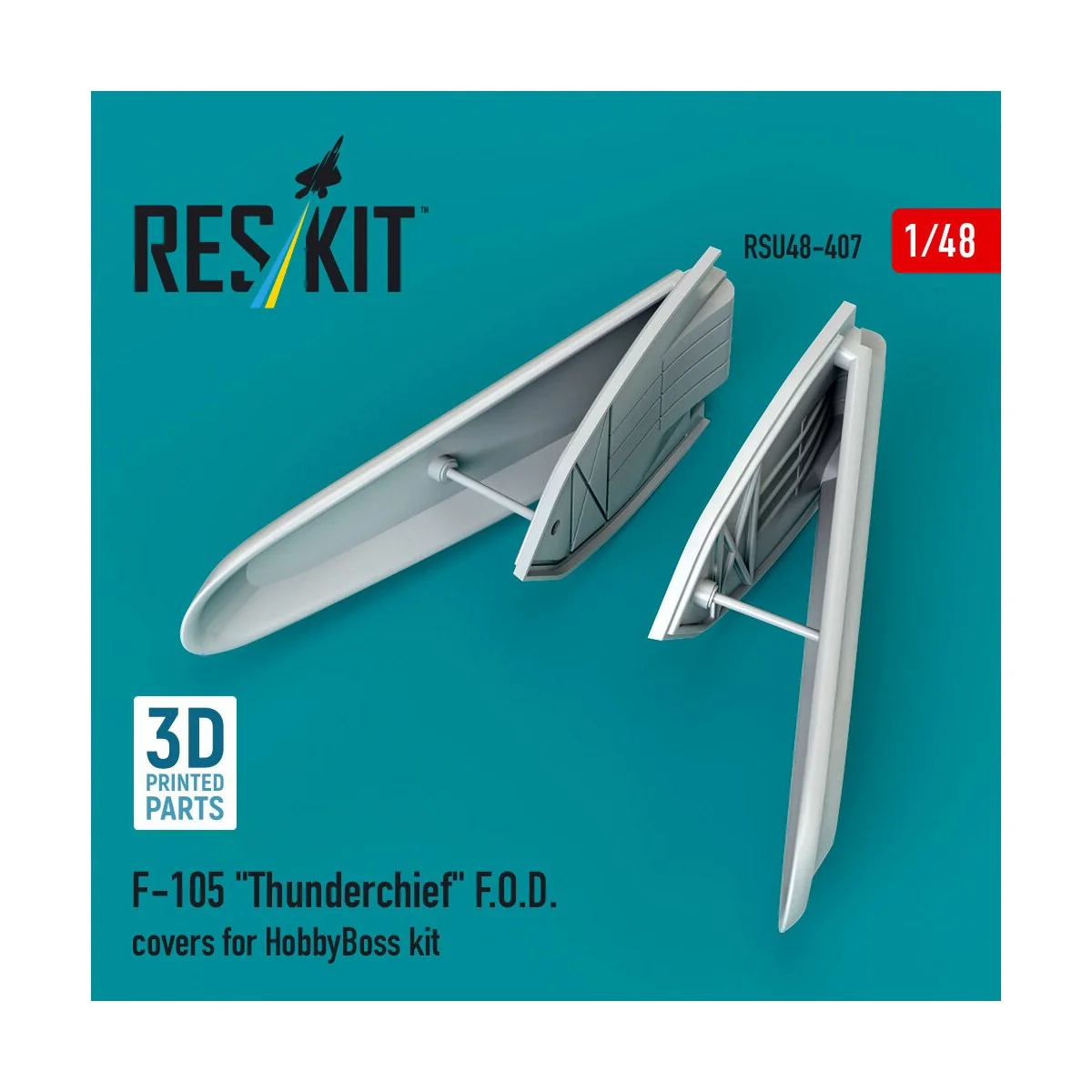 F-105 Thunderchief F.O.D. covers for HobbyBoss kit (3D Printed) - R...